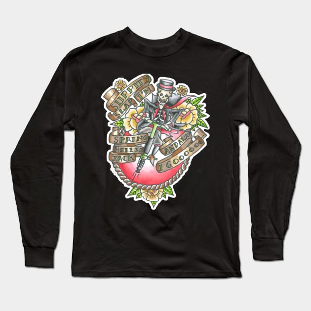 Spring heeled Jack Long Sleeve T-Shirt by FinnIreland